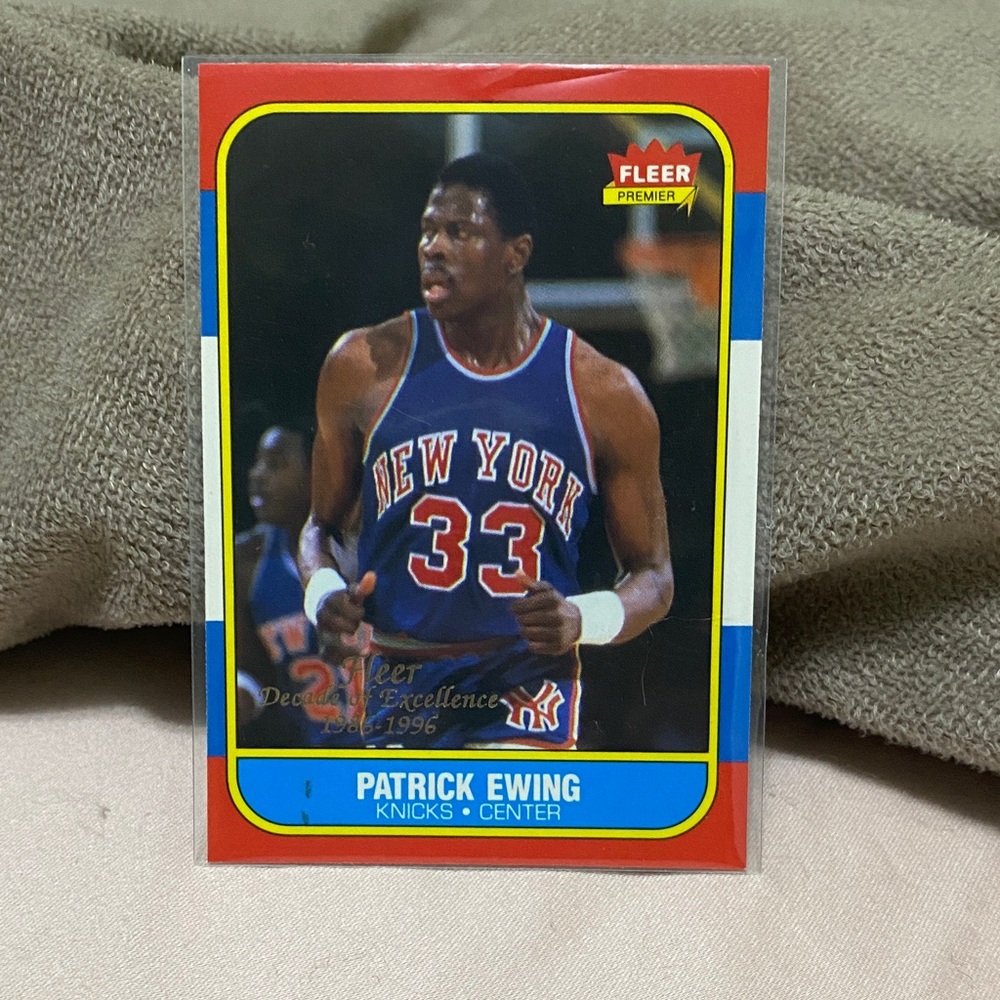 1997 Fleer Patrick Ewing Decade Of Excellence!!!